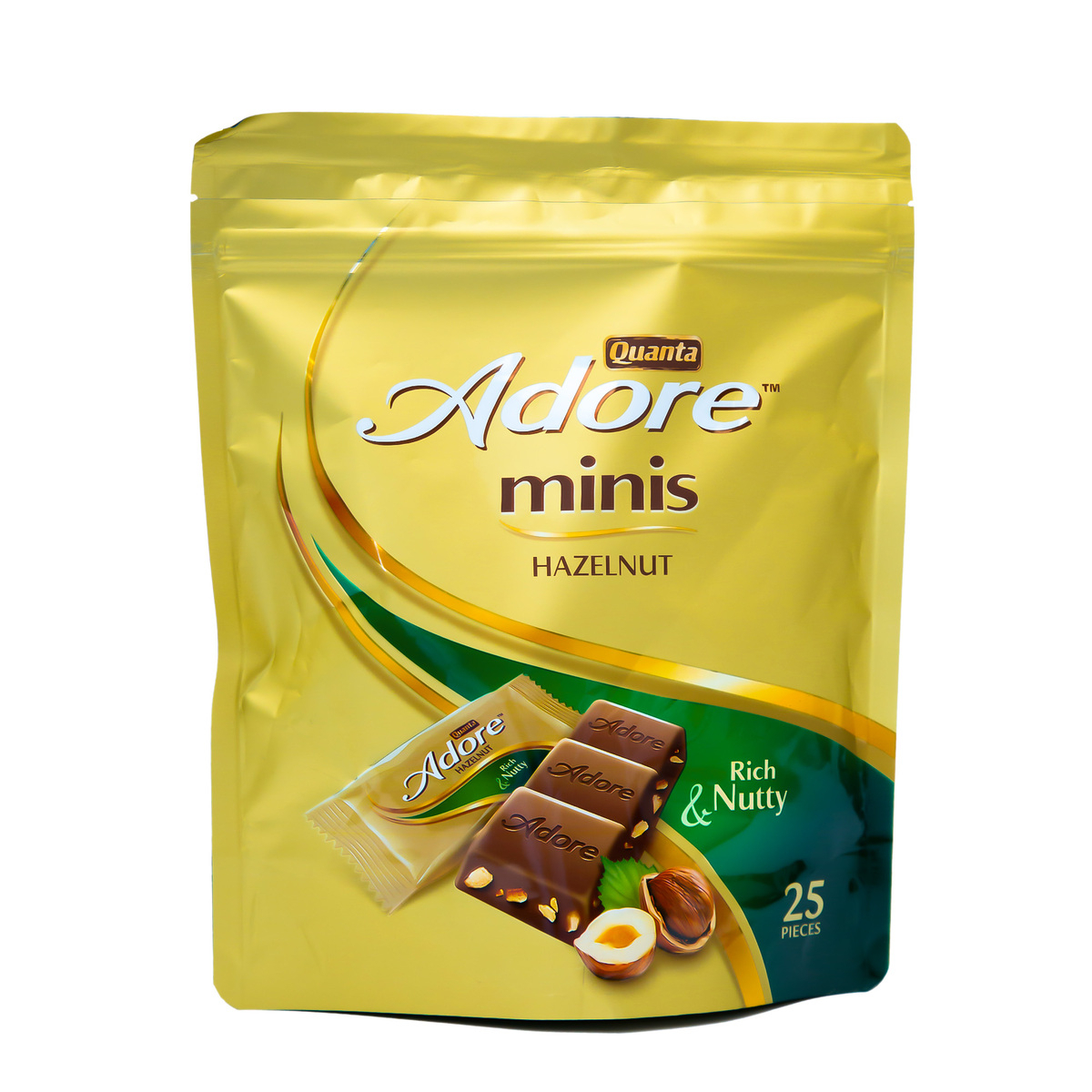 Buy Quanta Adore Minis Chocolate Hazelnut 230 g Online at Best Price | Chocolate Bags | Lulu Kuwait in Kuwait