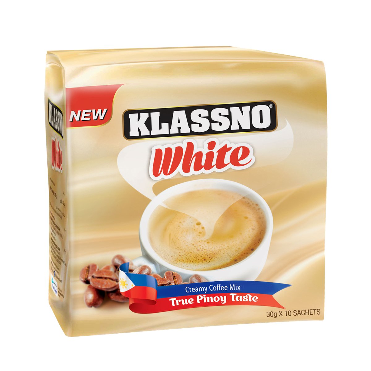 Klassno White Creamy Coffee Value Pack 10 x 30 g