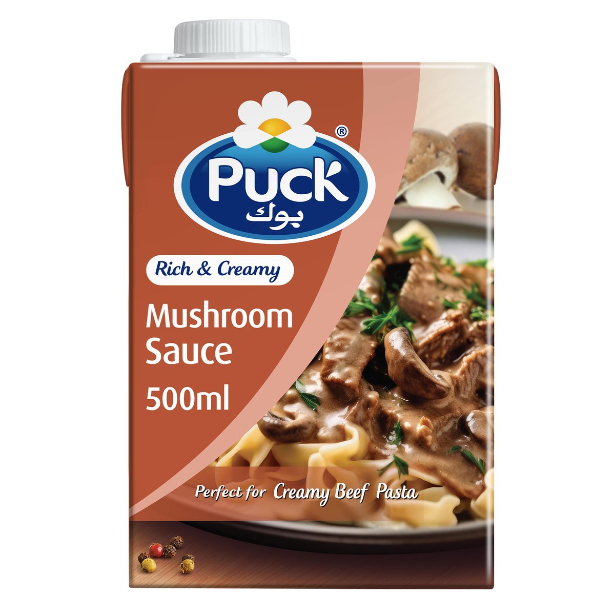 Buy Puck Mushroom Sauce With Pepper 500 ml Online at Best Price | Cooking Sauce | Lulu KSA in UAE