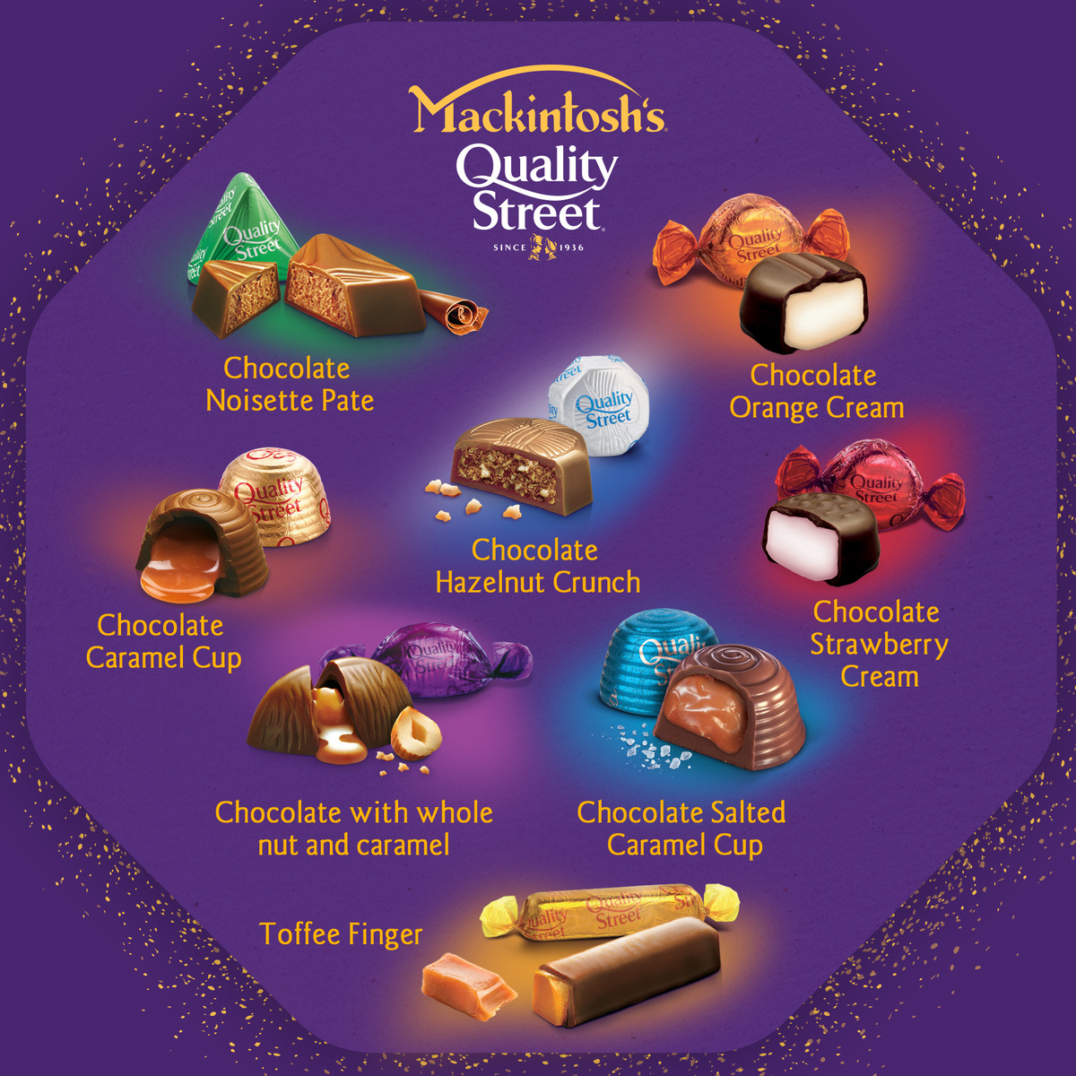 Mackintosh's Quality Street Chocolate 850 g