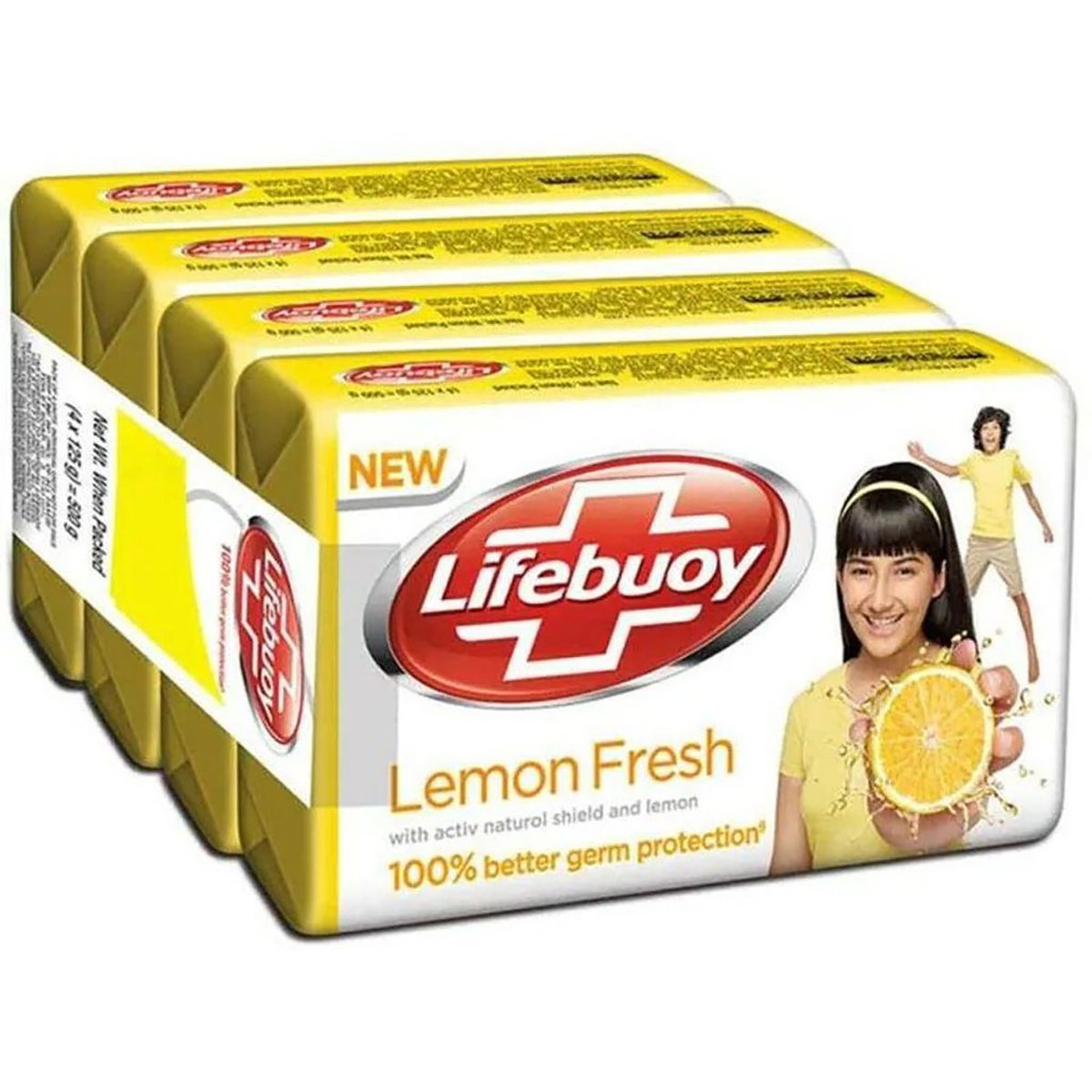 Lifebuoy Bath Soap Lemon fresh 4 x 115g