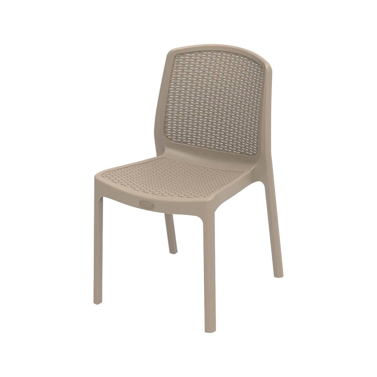 Cosmoplast Cedarattan Armless chair IFOFXX006WT Warm Taupe