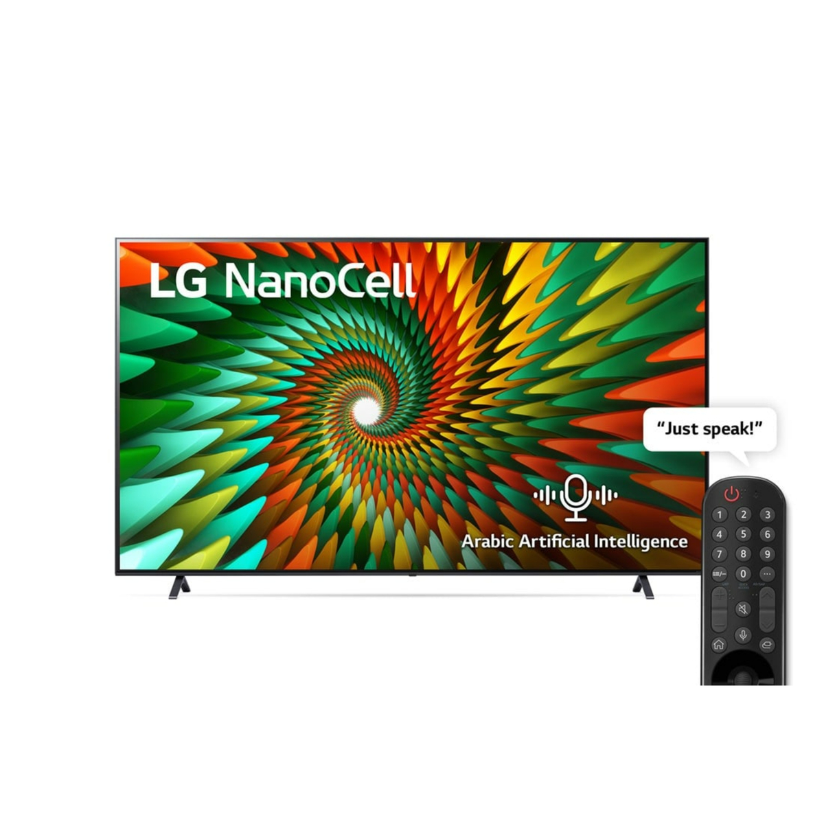 LG 86 Inches Nano77 Series 4K Smart NanoCell TV, Black, 86NANO776RA