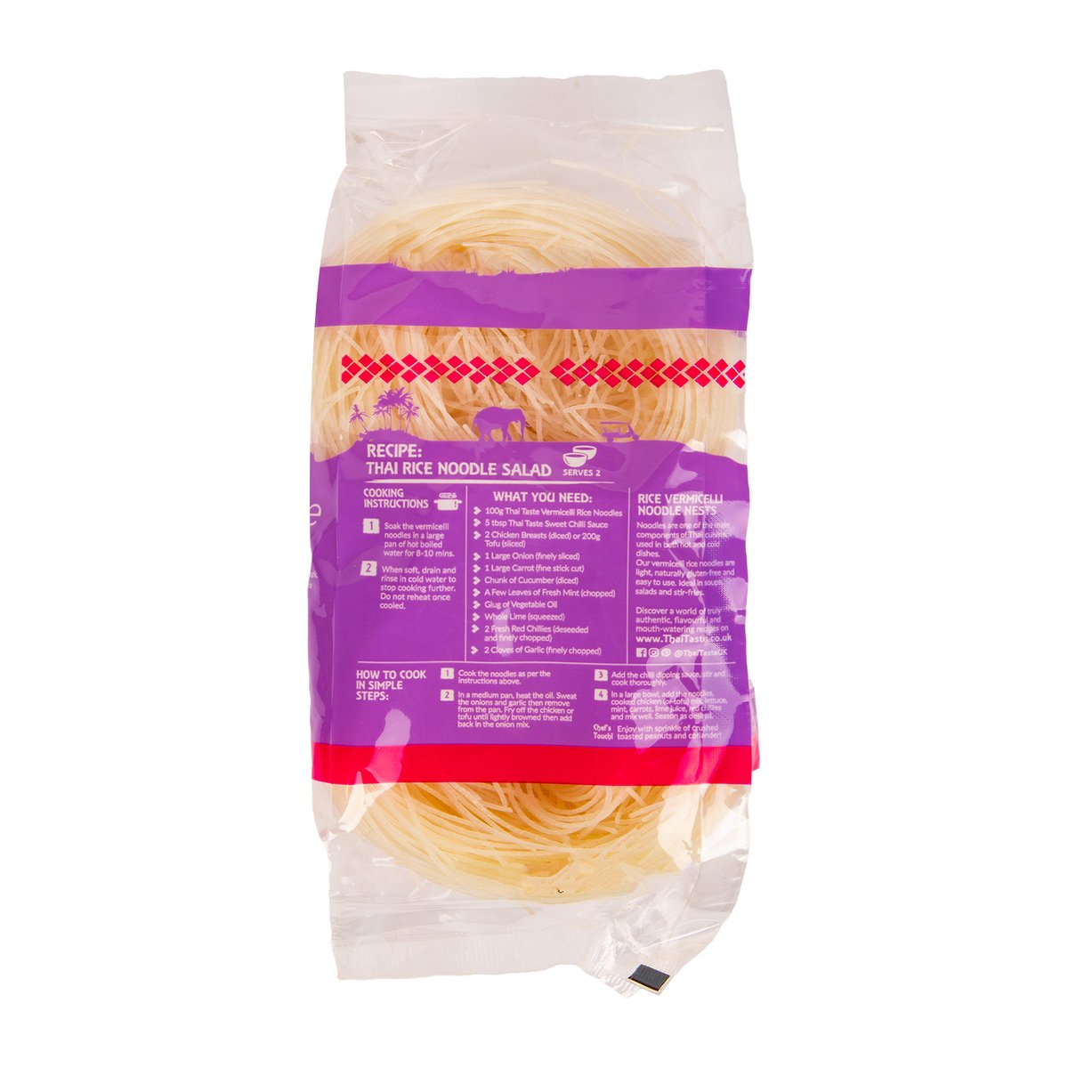 Thai Taste Rice Vermicelli Noodle Nest 200 g