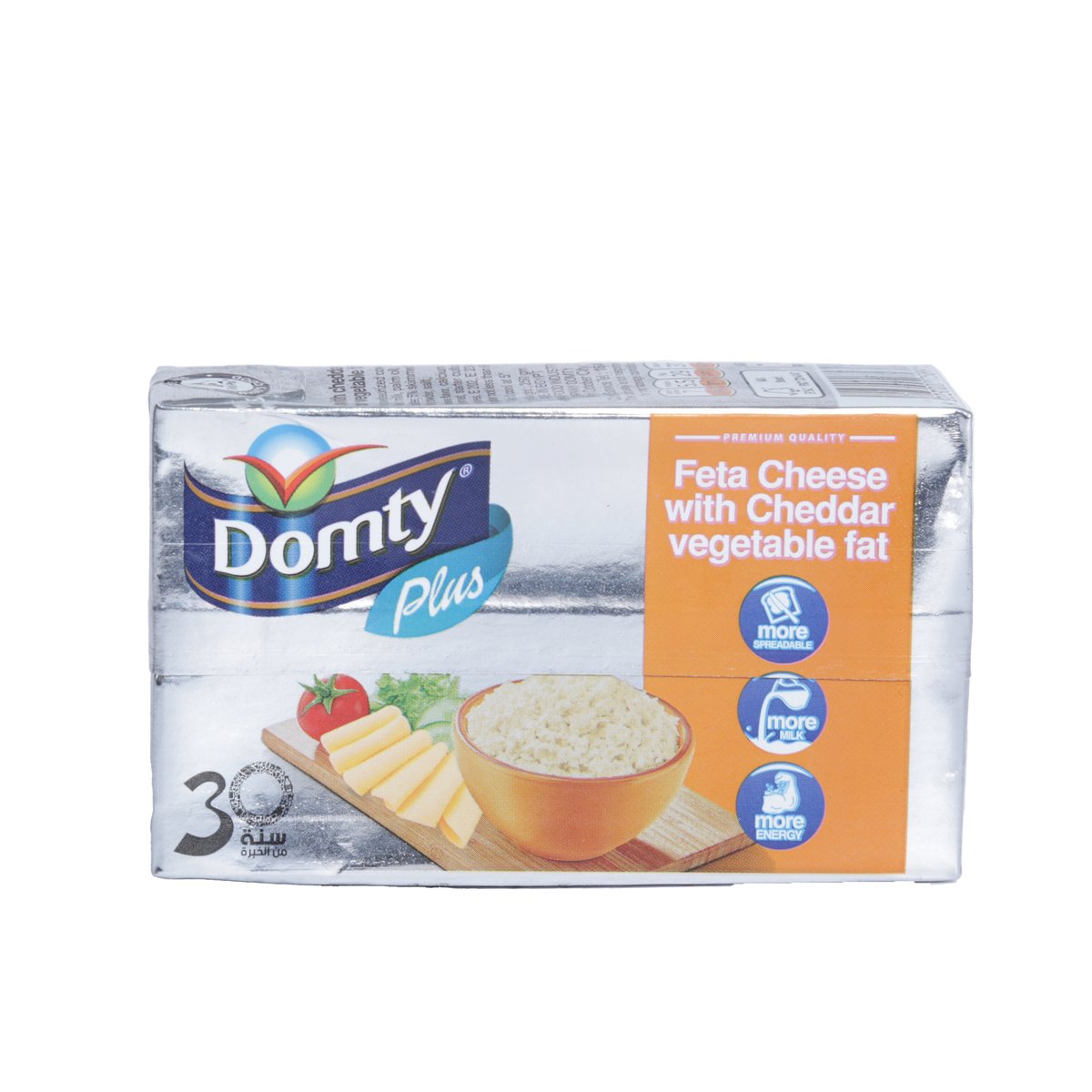 Domty Plus Feta Cheese With Cheddar Vegetable Fat 250 g