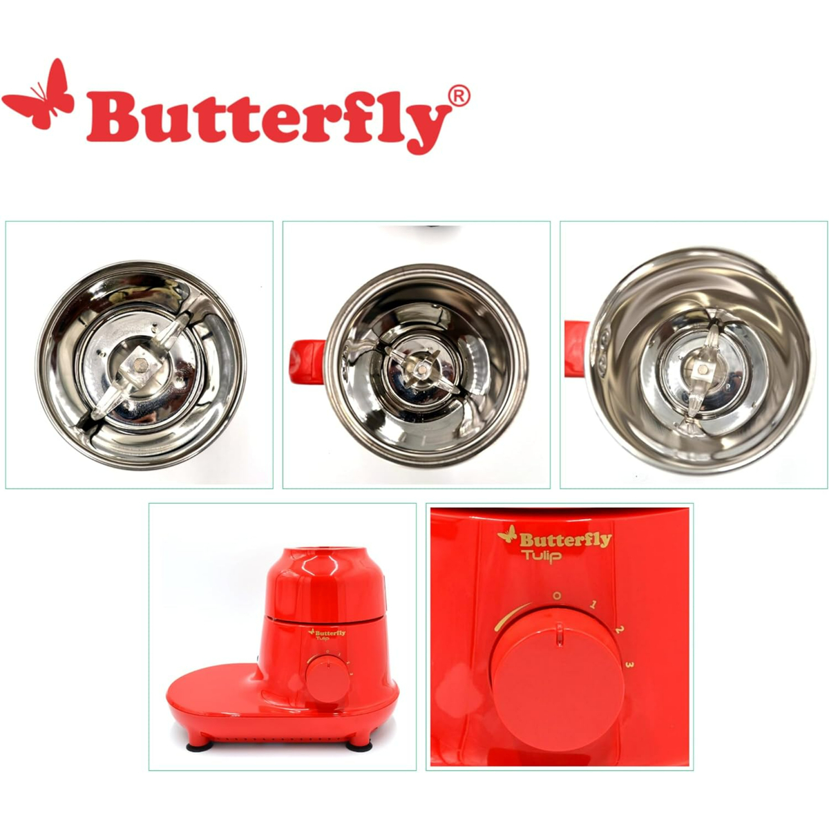 Butterfly Tulip Mixer Grinder, 600 W