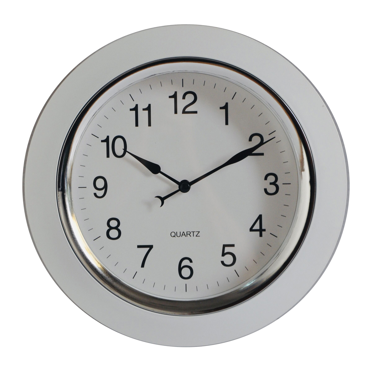 مابل ليف هوم ساعة حائط بلاستيكية، أبيض، 24.2 سم، BP-R1002W