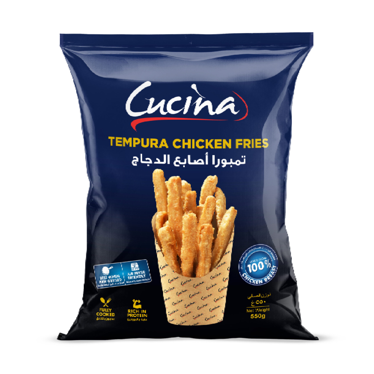 Cucina Tempura Chicken Fries 550 g
