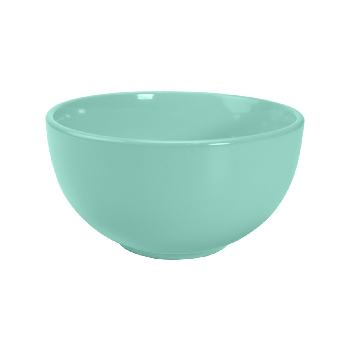 Little Homes Turquoise Stoneware Noodle Bowl 5.5"