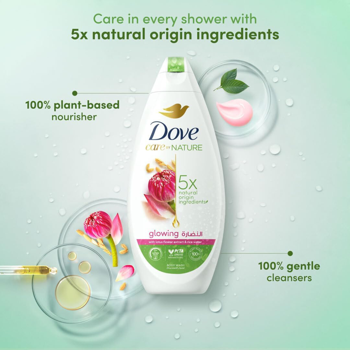 Dove Glowing Ritual Body Wash 500 ml