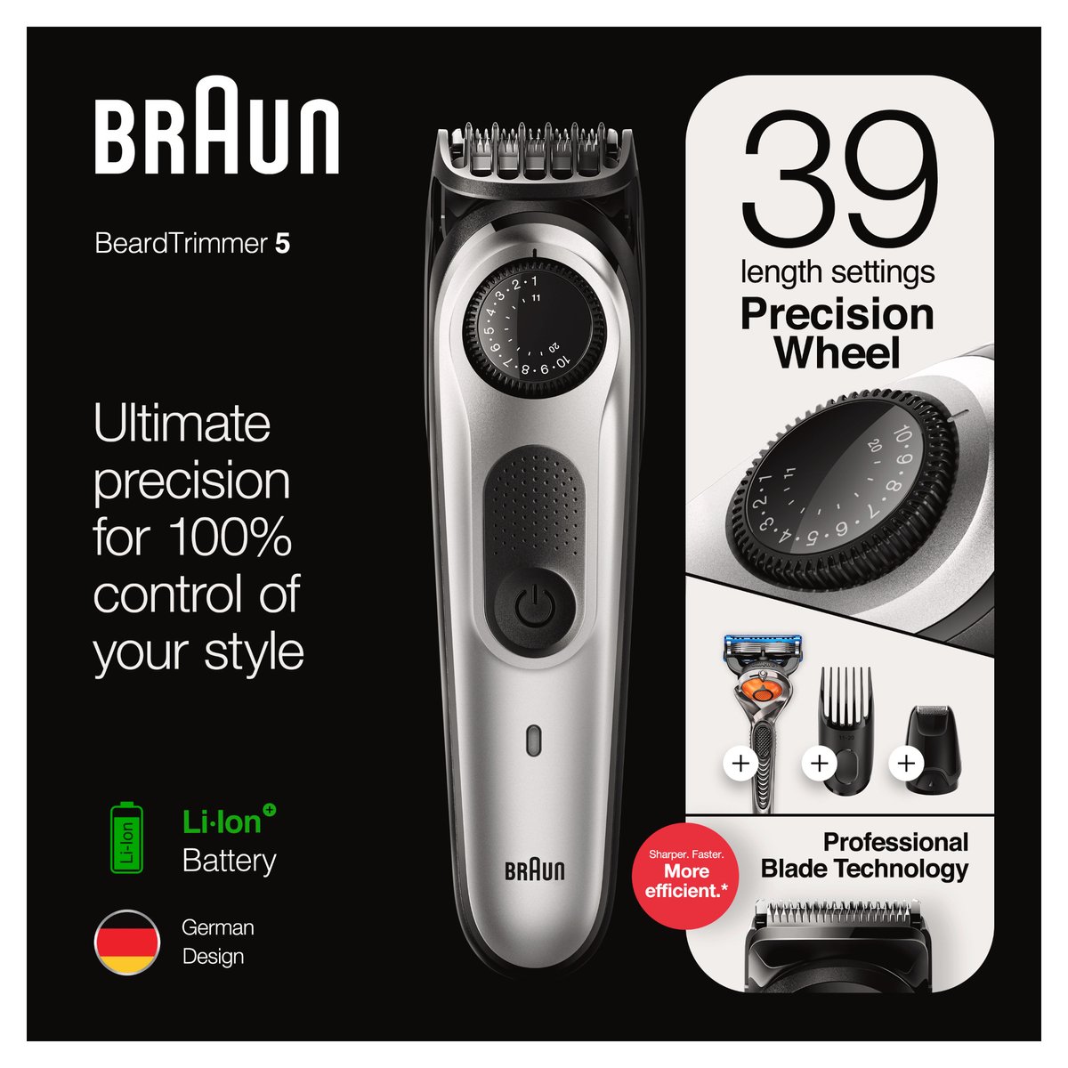 اشتري قم بشراء ماكينه تشذيب شعر اللحية براون BT5265 Online at Best Price من الموقع - من لولو هايبر ماركت Mens Trimmers في السعودية