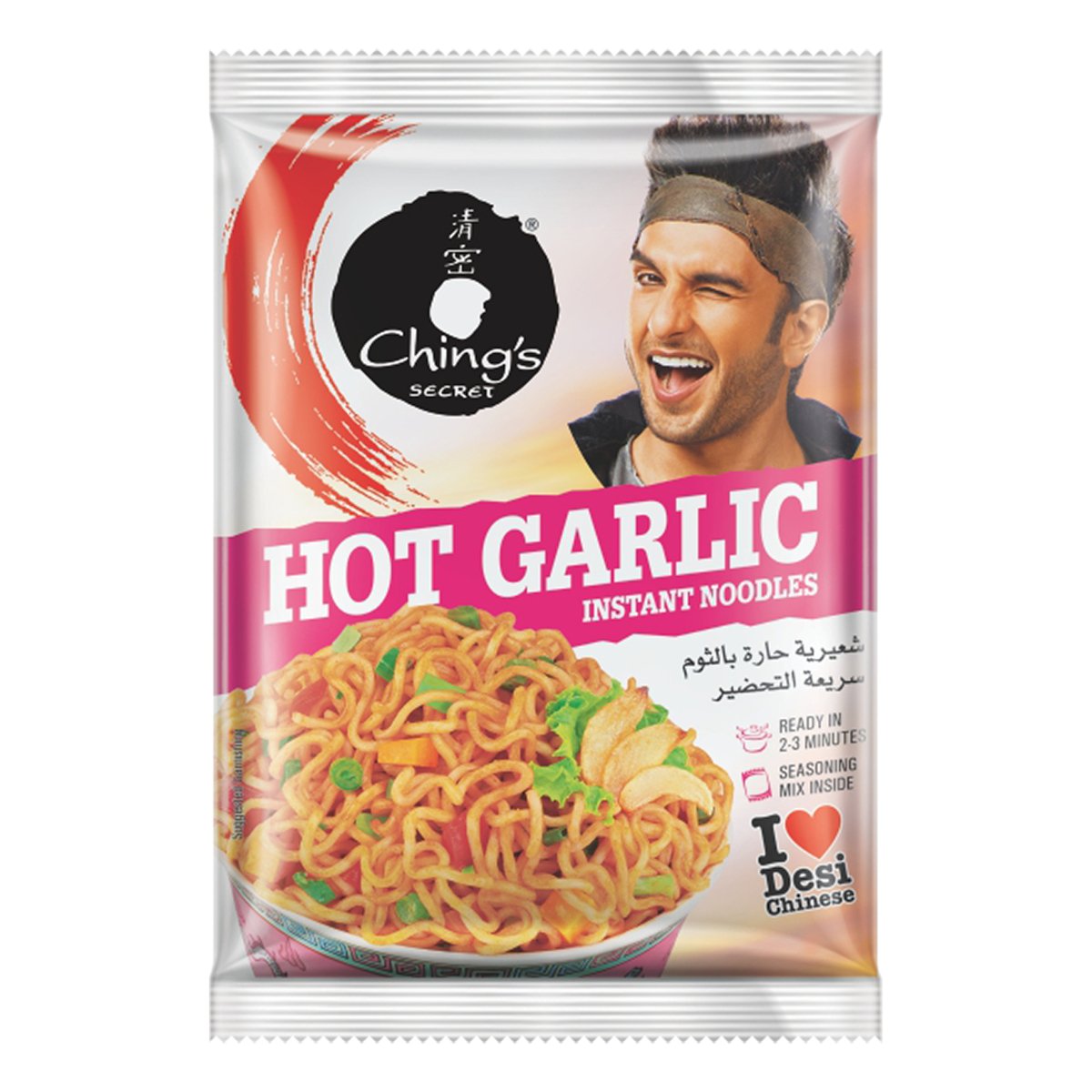 Ching's Secret Hot Garlic Instant Noodles 60 g