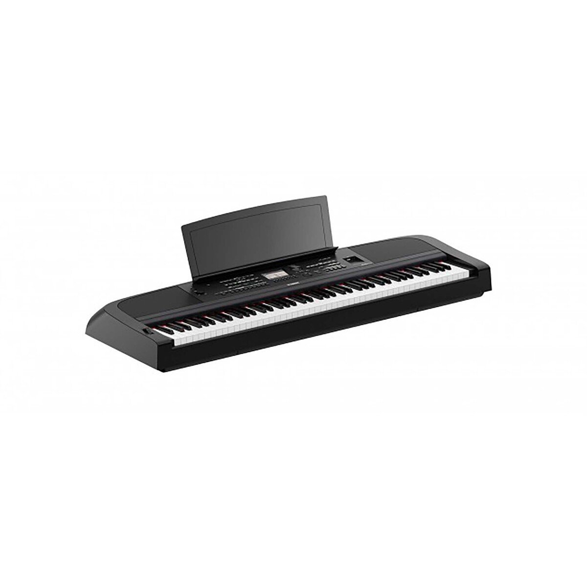 ياماها بيانو  رقمي كبير متنقل ، أسود ، DGX-670