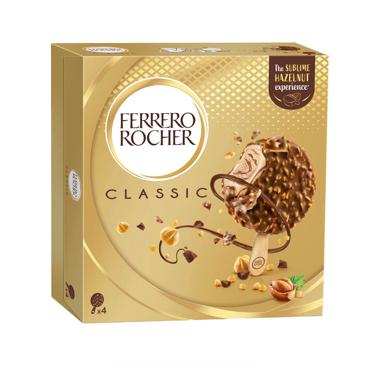 Ferrero Rocher Classic Ice Cream Stick 4 x 70 ml