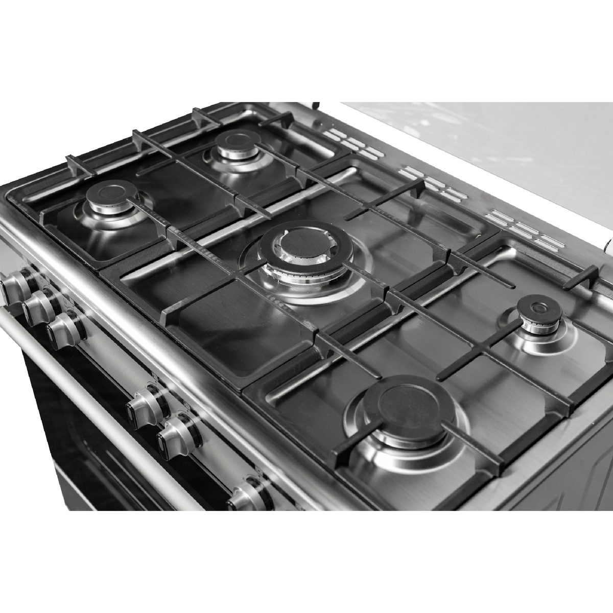 Terim Gas Cooking Range, 5 Burners, 90x60 cm, Stainless Steel, TERGC9065ST