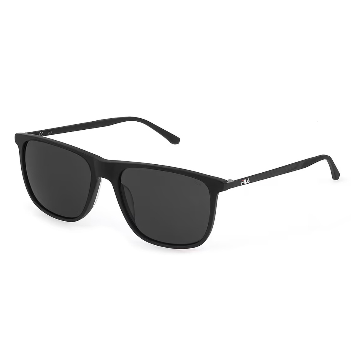 Fila Men's Square Sunglasses, Smoke, I299 570703 Sqr Bk