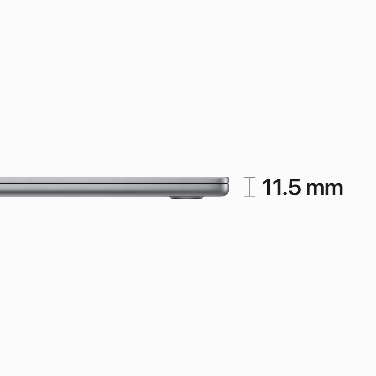 Apple MacBook Air M2 Chip, 15-inches, 8 GB RAM, 256 GB Storage, Space Gray, MQKP3ZS/A