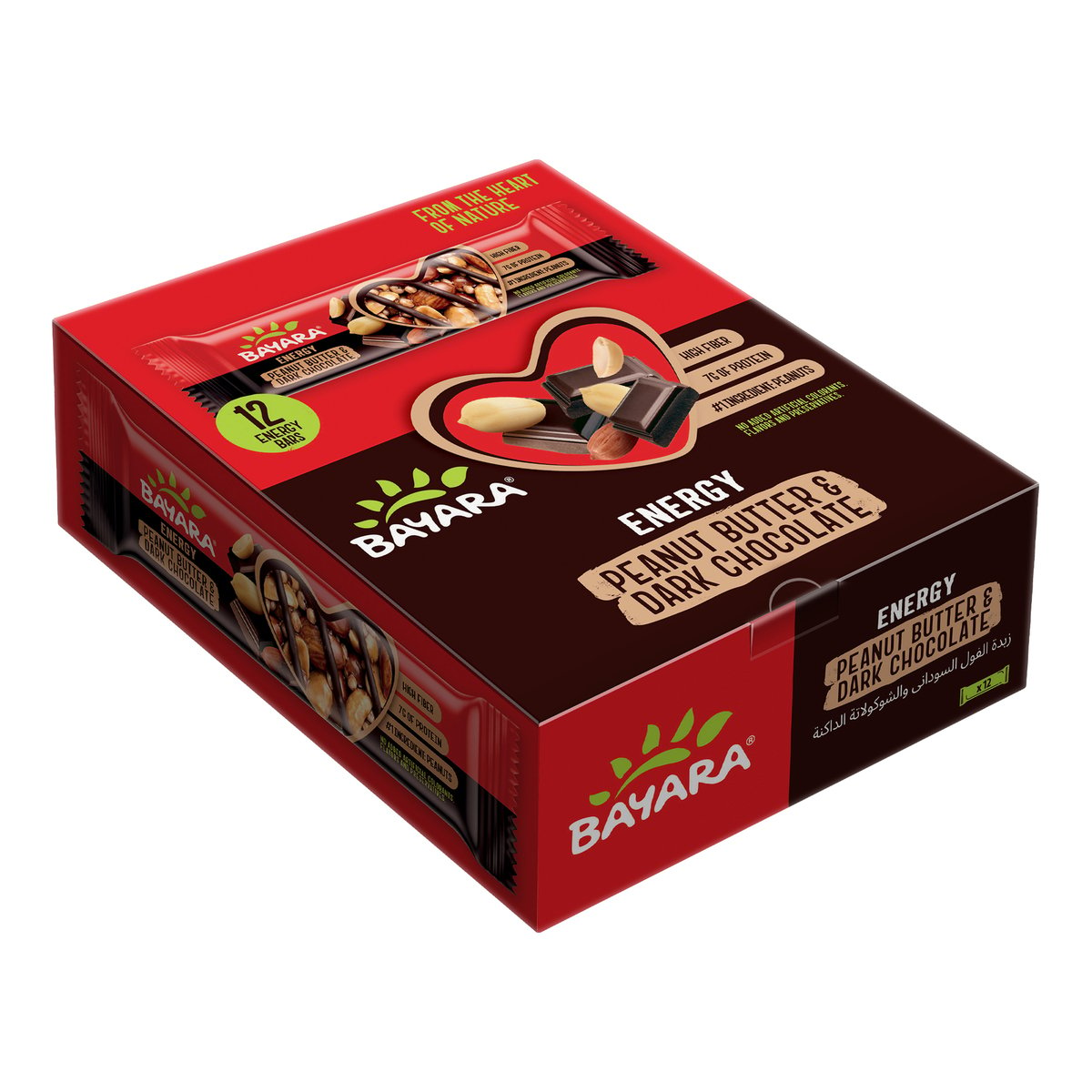 Bayara Peanut Butter & Dark Chocolate Energy Bar 40 g