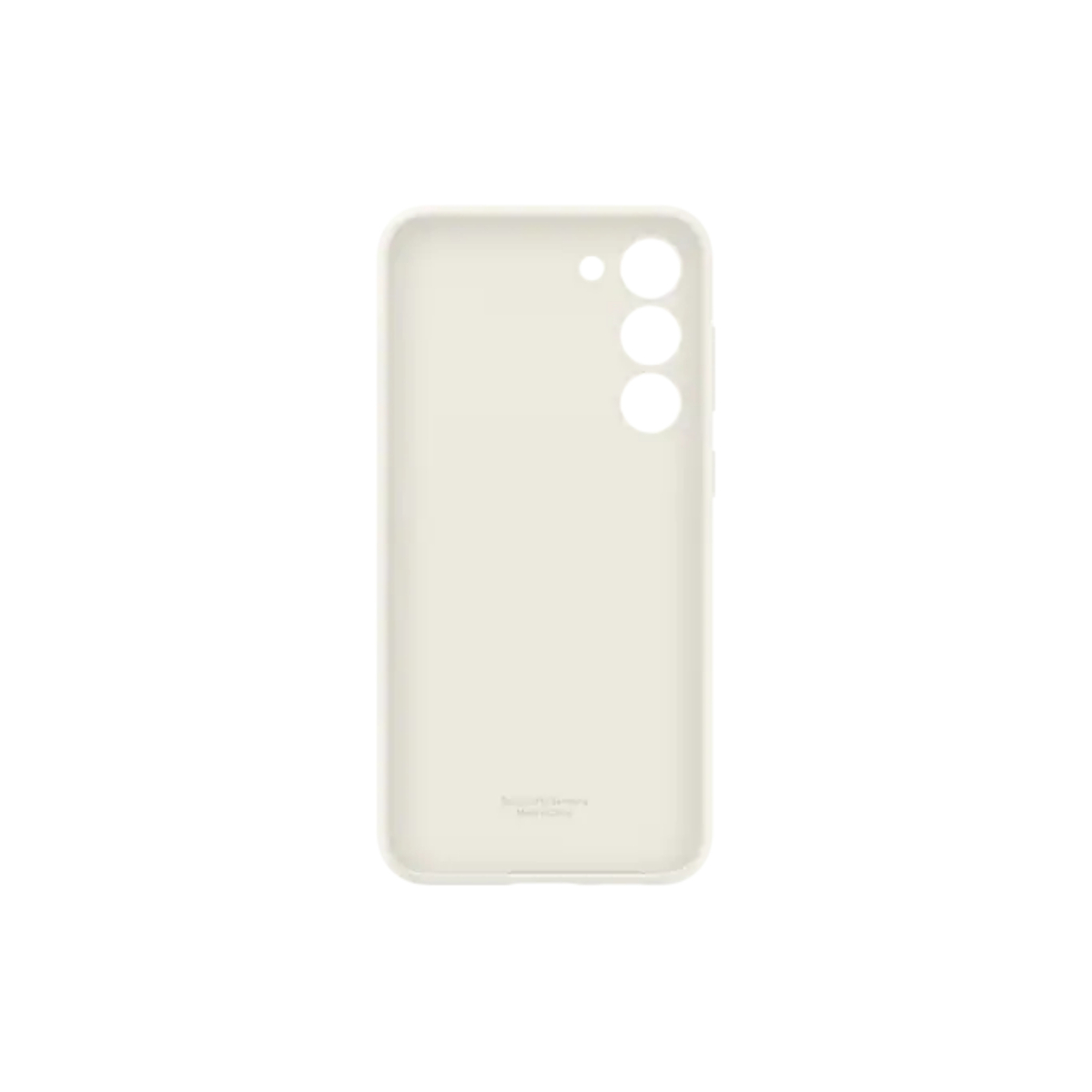 Samsung Silicone Phone Case for Galaxy S23 Plus, Cream, EF-PS916TUEGWW