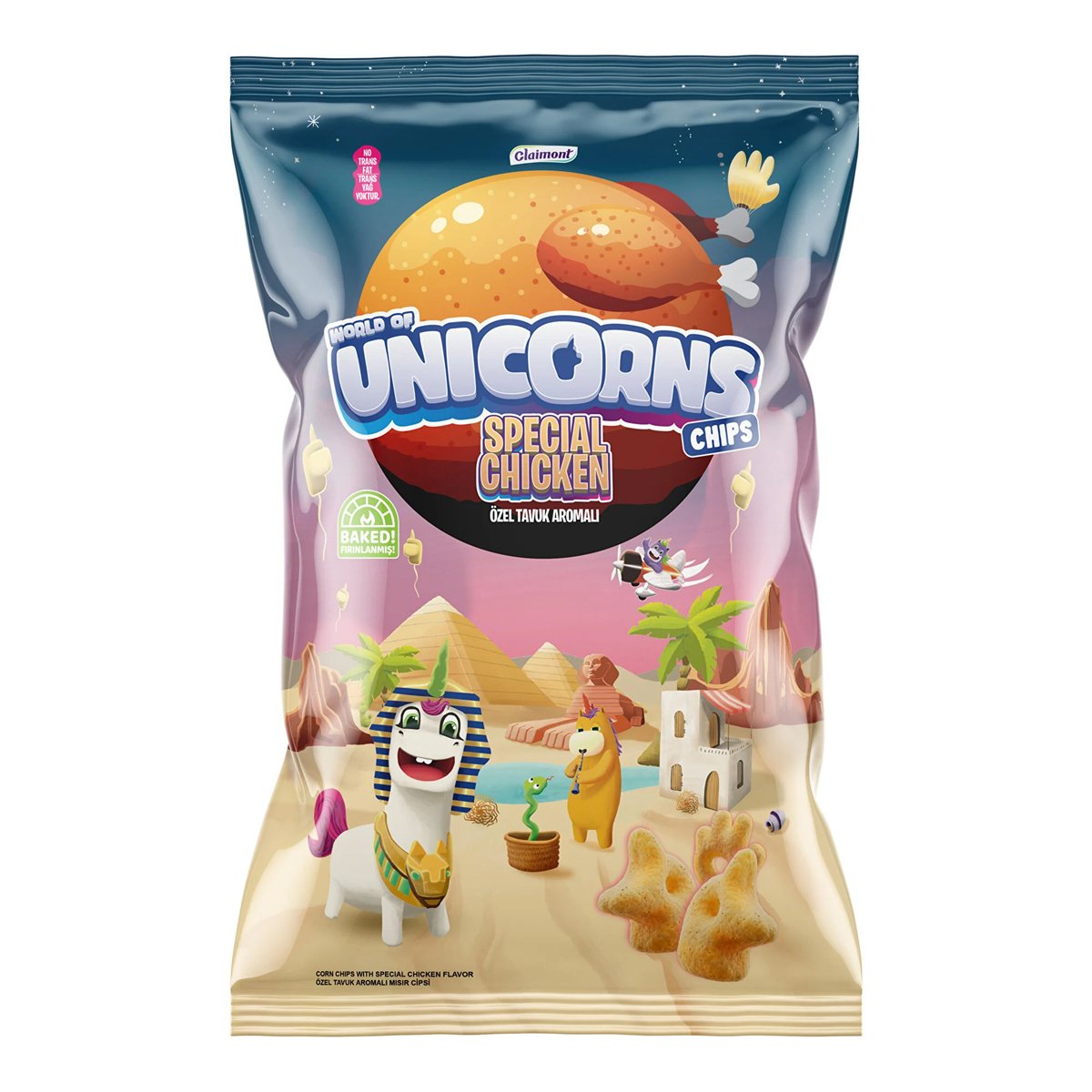 Claimont World Of Unicorns Special Chicken Chips 80 g