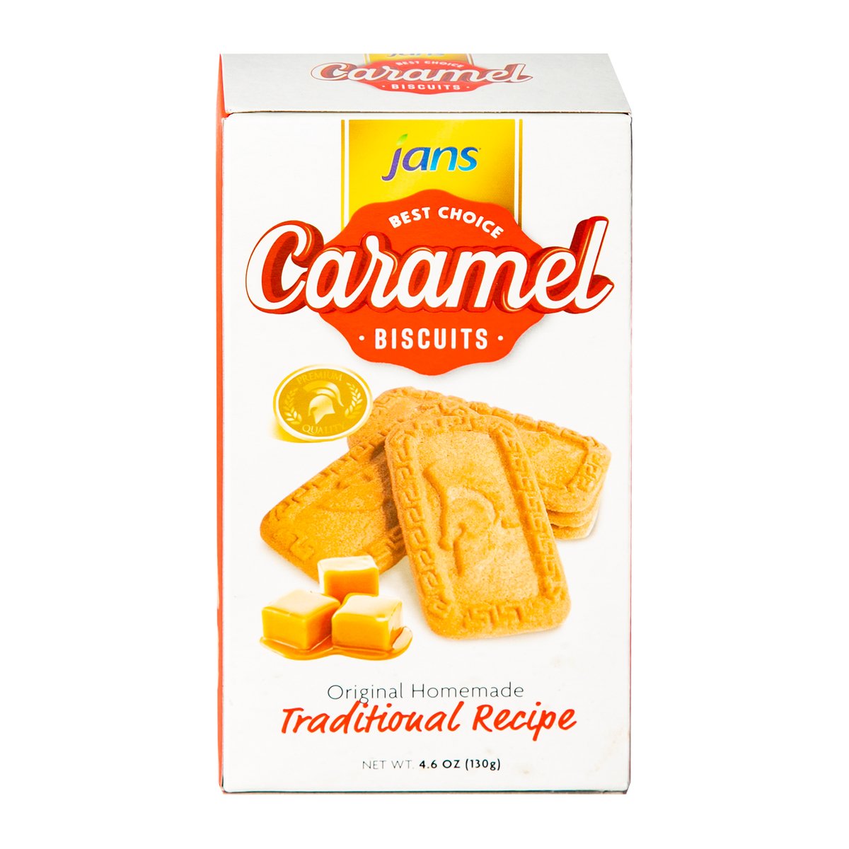 Jans Caramel Biscuits 130 g