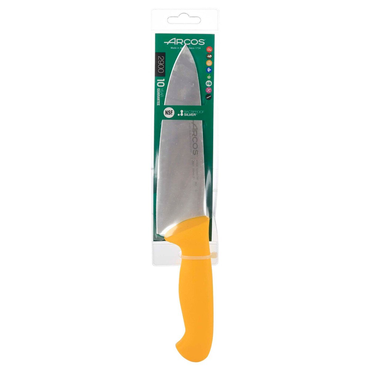 Arcos Chef's Knife, 8 Inches, YLW292100