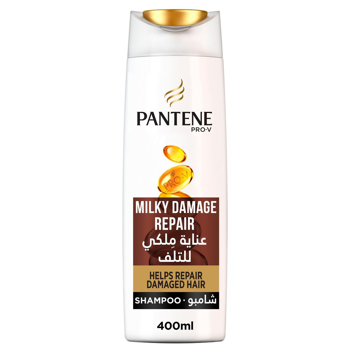 Buy Pantene Pro-V Milky Damage Repair Shampoo, 400 ml Online at Best Price | Shampoo | Lulu Egypt in Saudi Arabia
