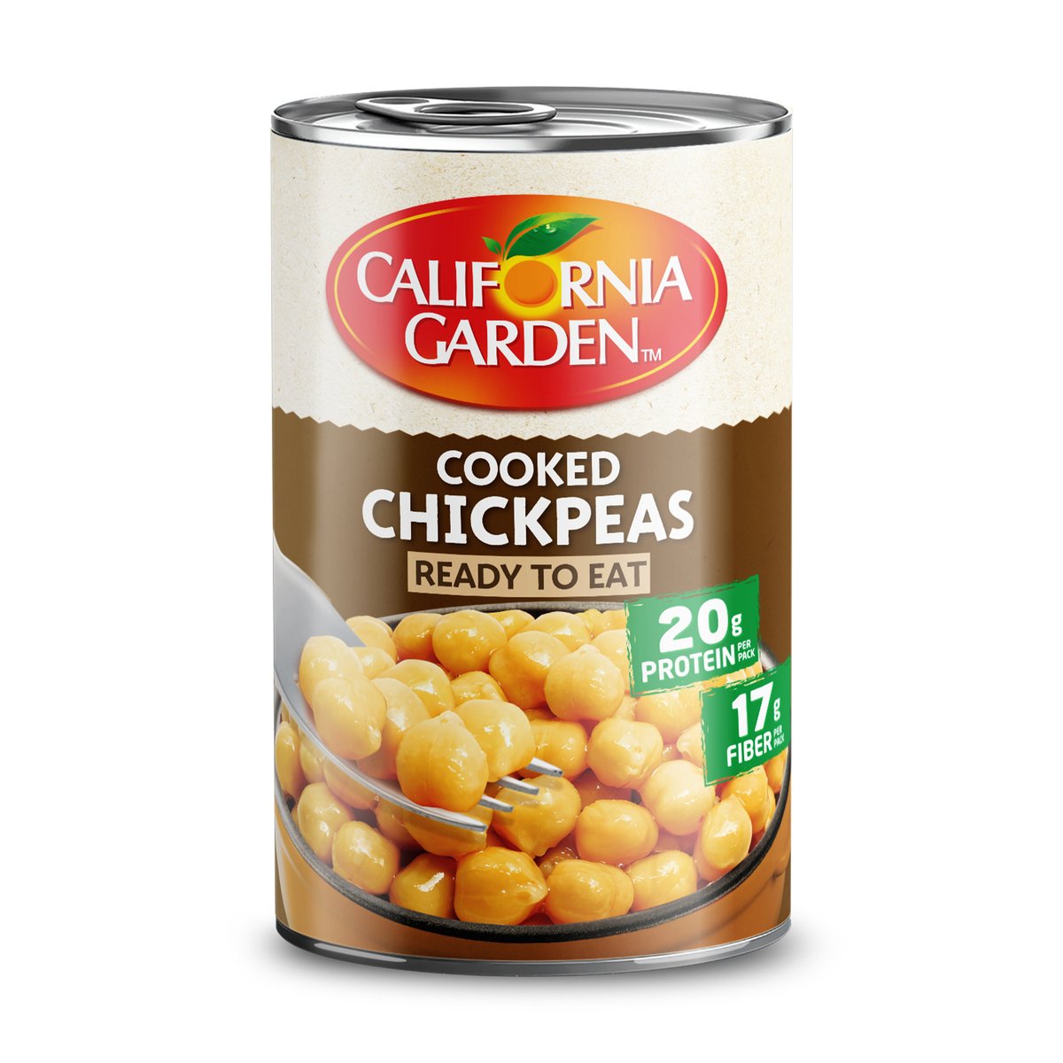 California Garden Gluten Free Ready To Eat Cooked Chick Peas 400 g