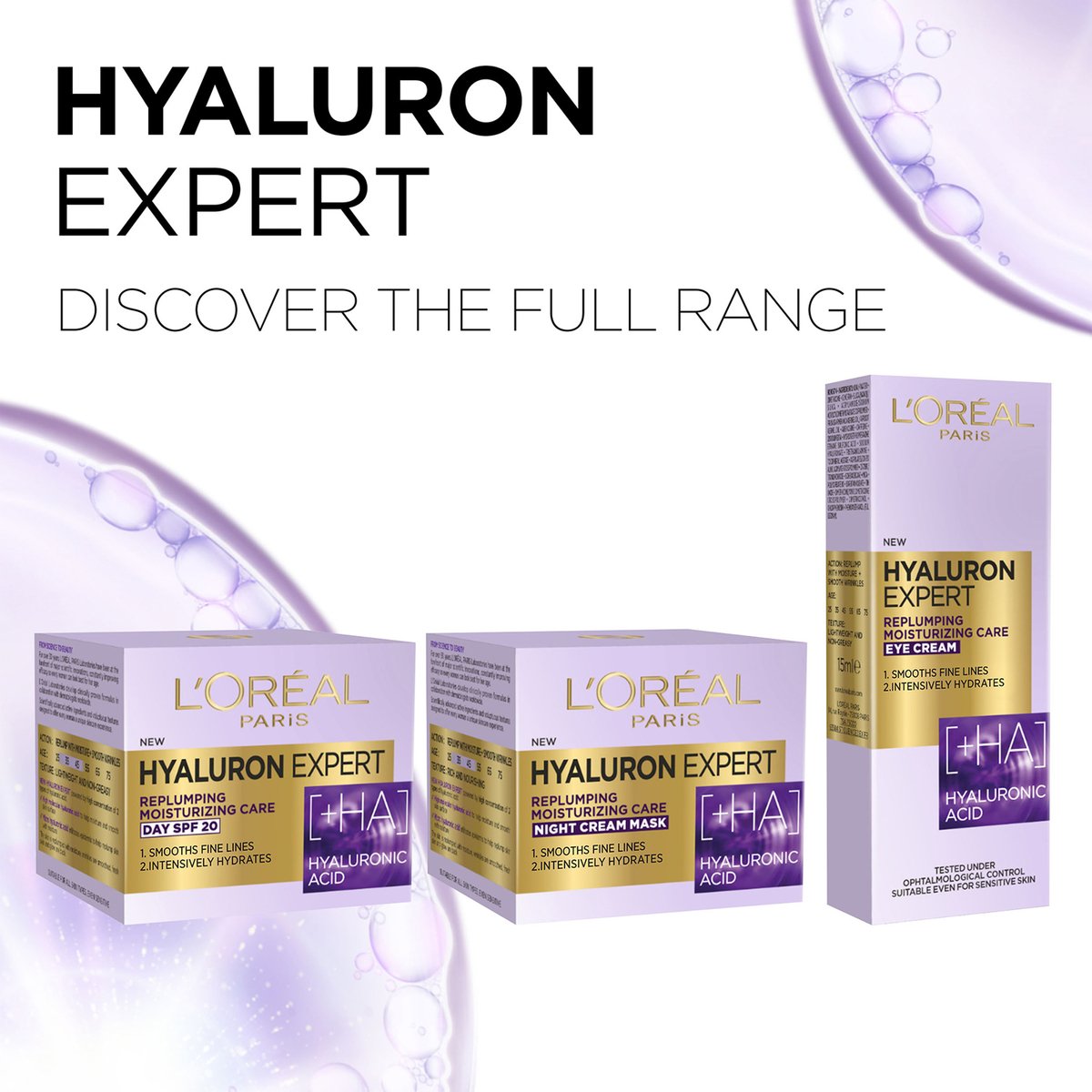 L'Oreal Paris Day Cream Hyaluron Expert SPF 20 50 ml