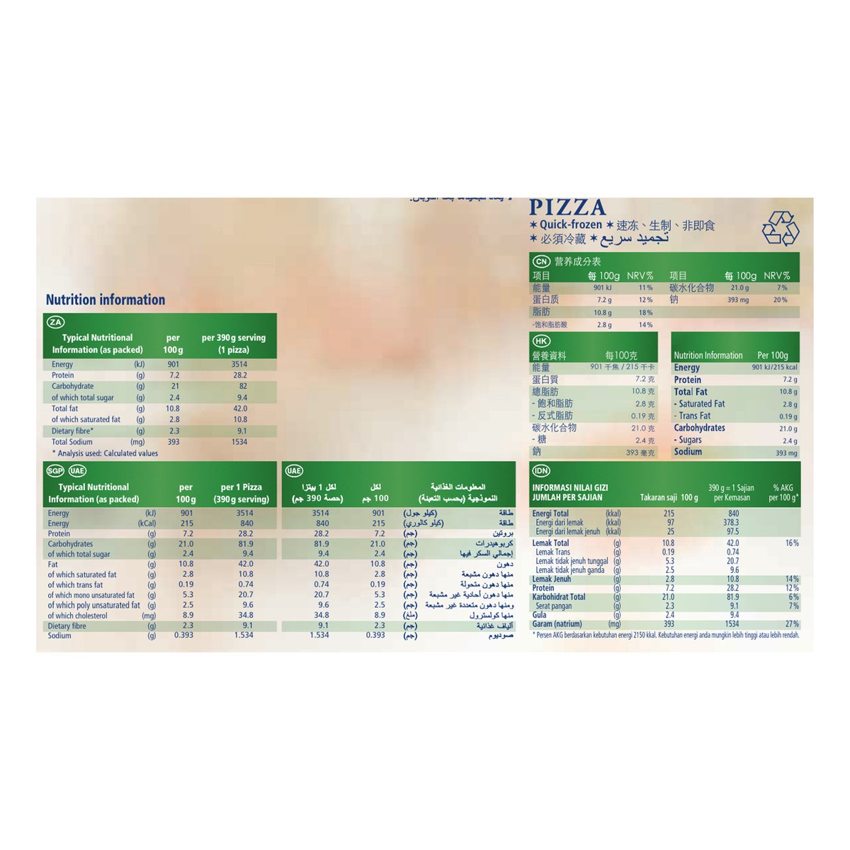 Dr.Oetker Ristorante Pizza Spinach 390 g