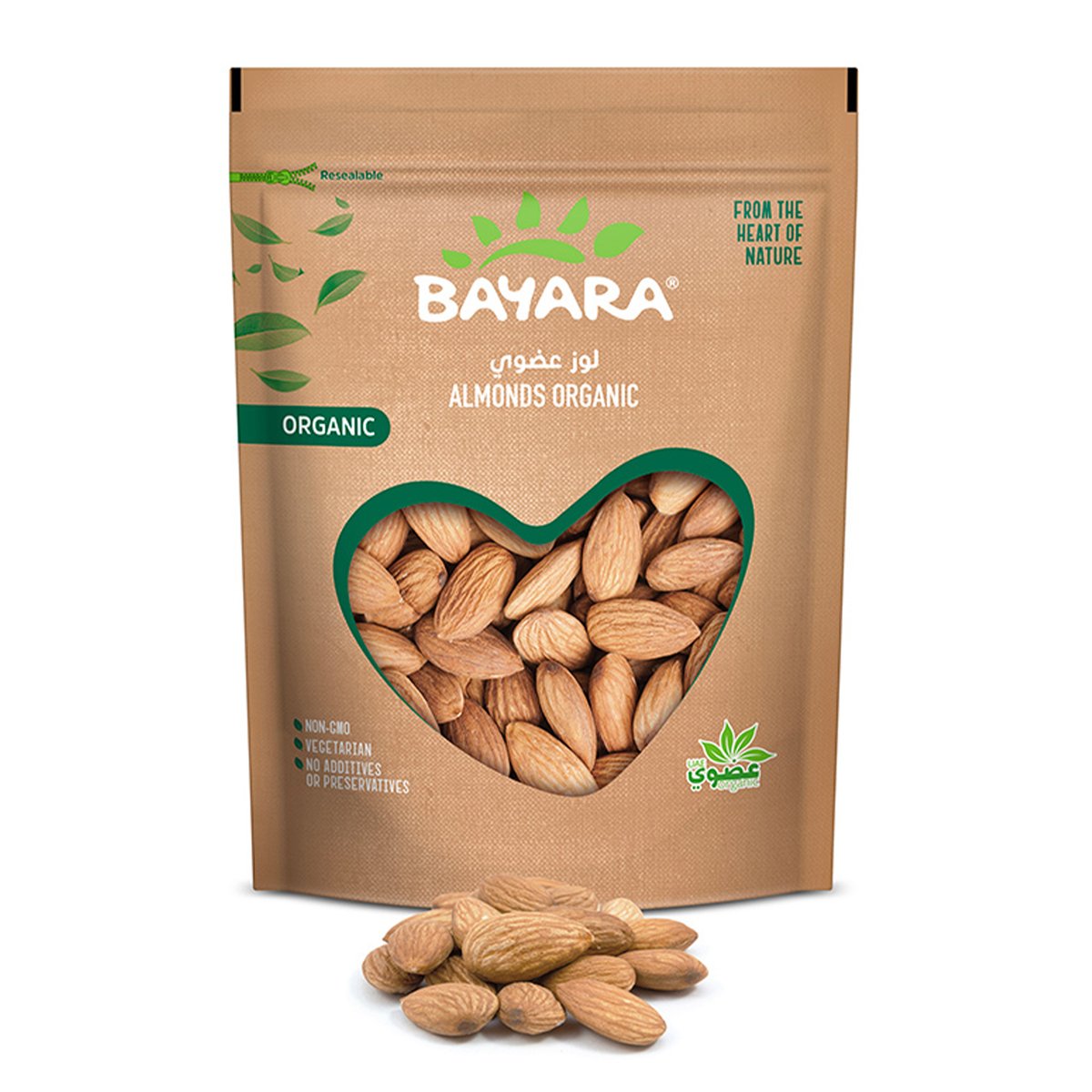 Bayara Organic Almonds, 200 g