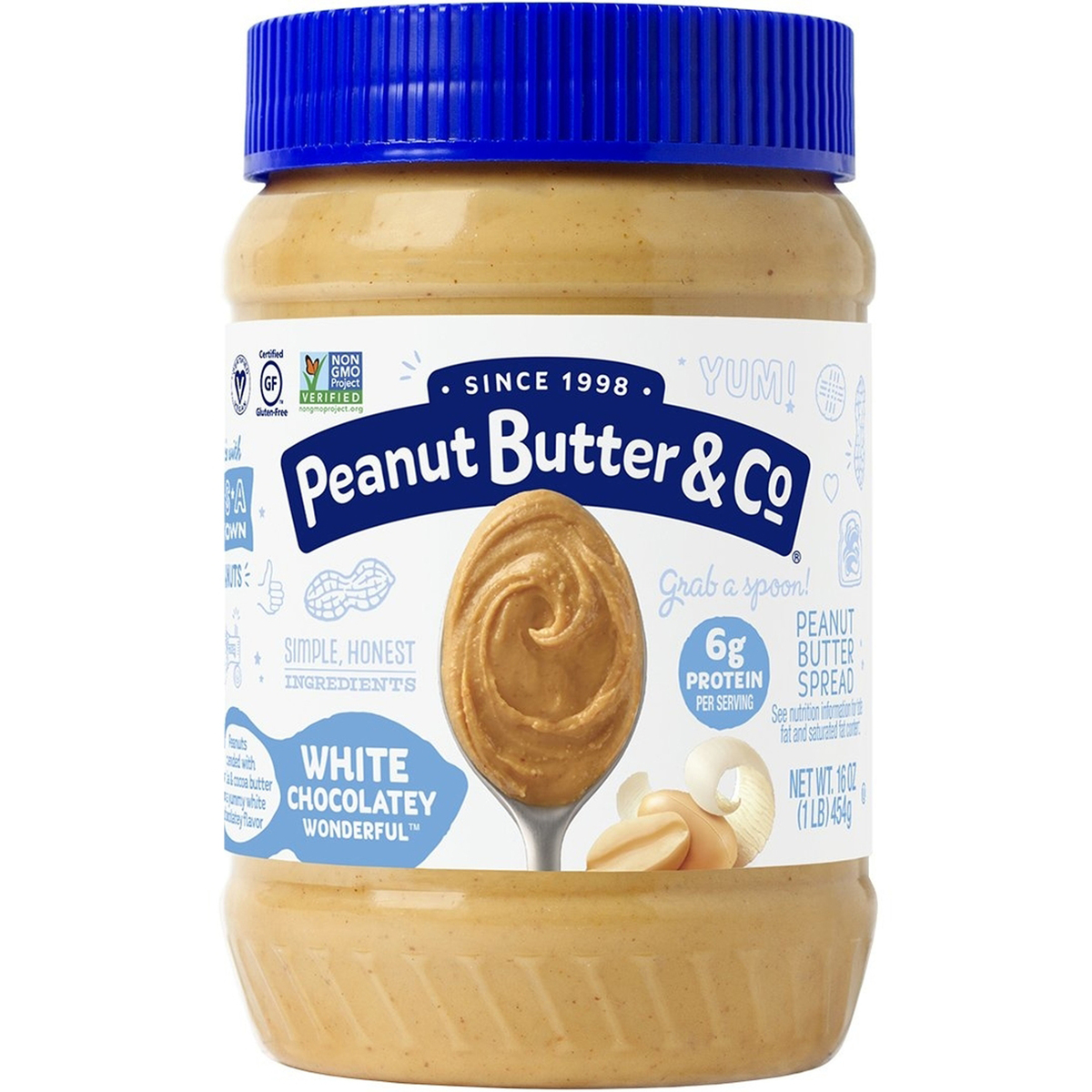 Peanut Butter & Co. White Chocolate Wonderful Peanut Butter 454 g