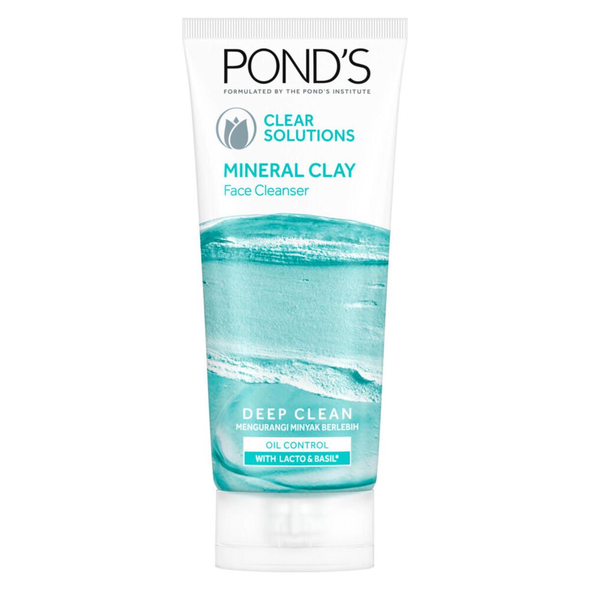 Ponds Clear Solutions Mineral Clay Face Cleanser, 90 g