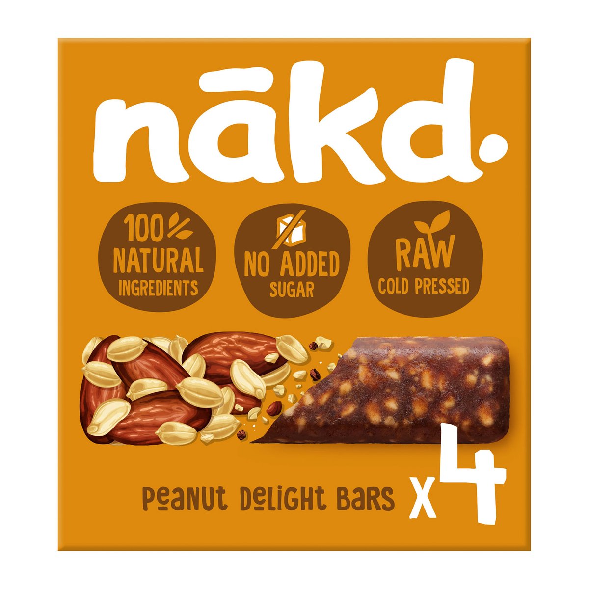 Nakd Peanut Delight Bar 4 x 35 g