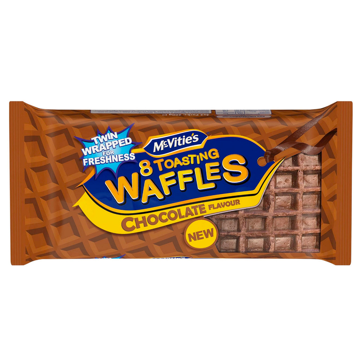 McVitie's 8 Toasting Waffles Chocolate Flavour 200 g