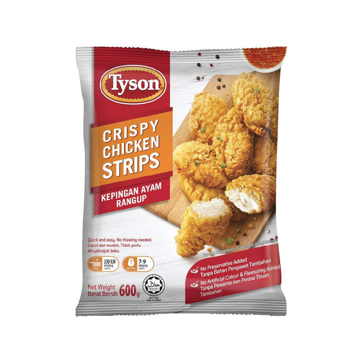 Tyson Crispy Chicken Strips 600g