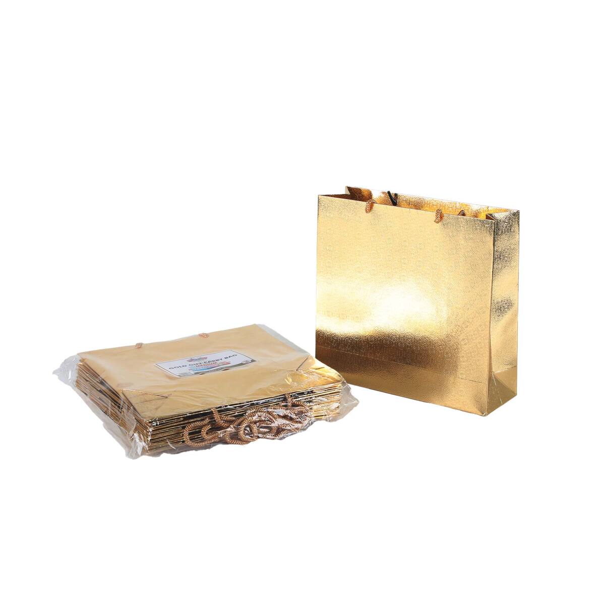Party Fusion Gift Bag Gold 22x23x7