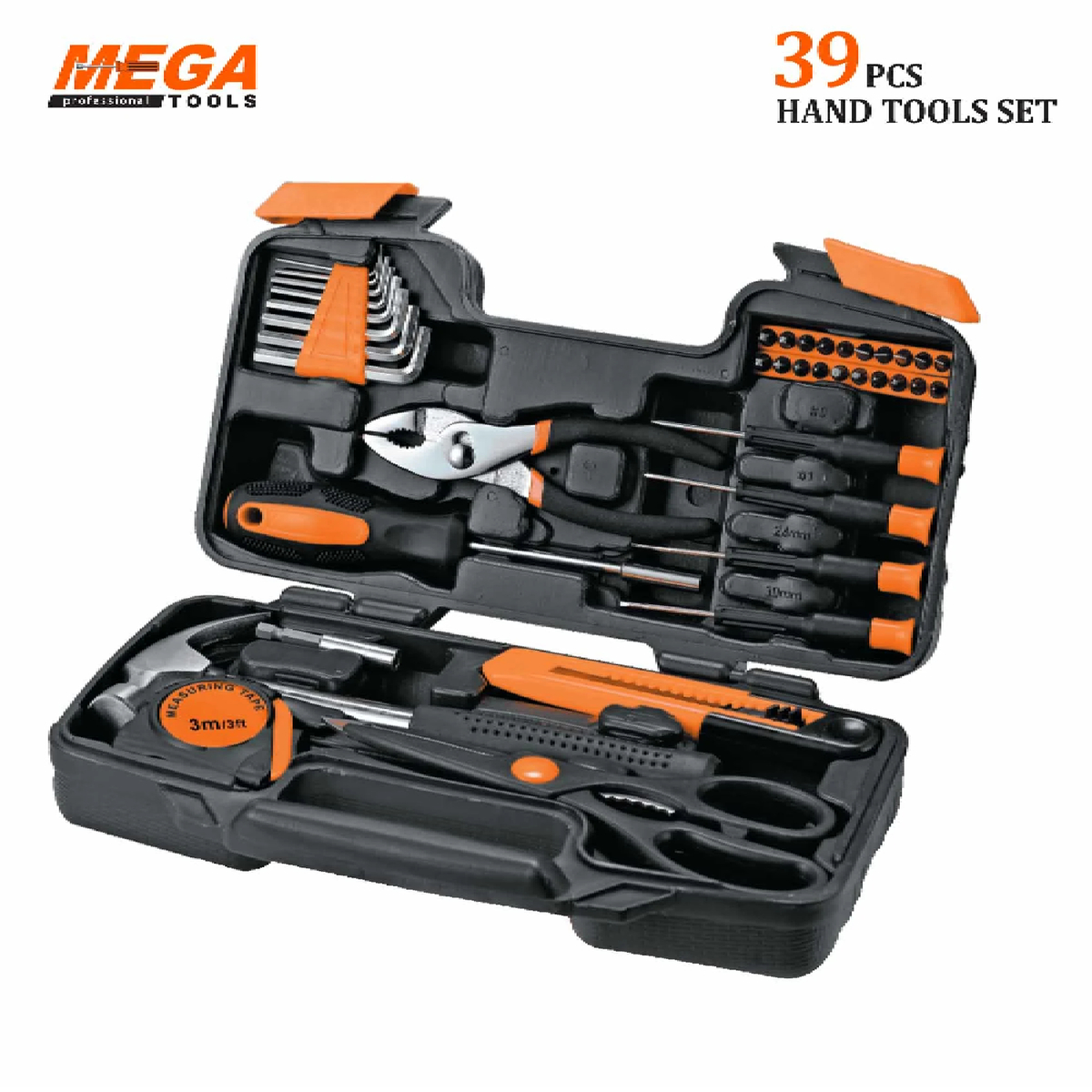 Mega Hand Tool Set, 39 pcs, M039