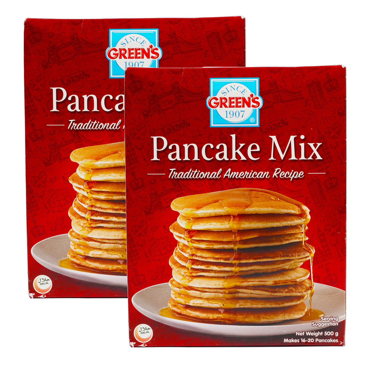 Green's Pancake Mix Value Pack 2 x 500 g