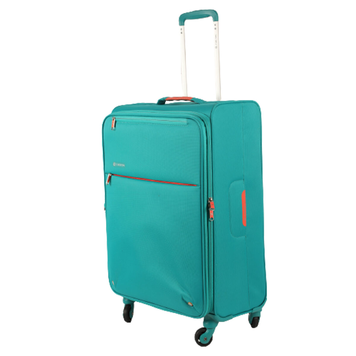 كارلتون أوزون حقيبة سفر مرنة بـ4 عجلات 67 سم أزرق مخضر داكن