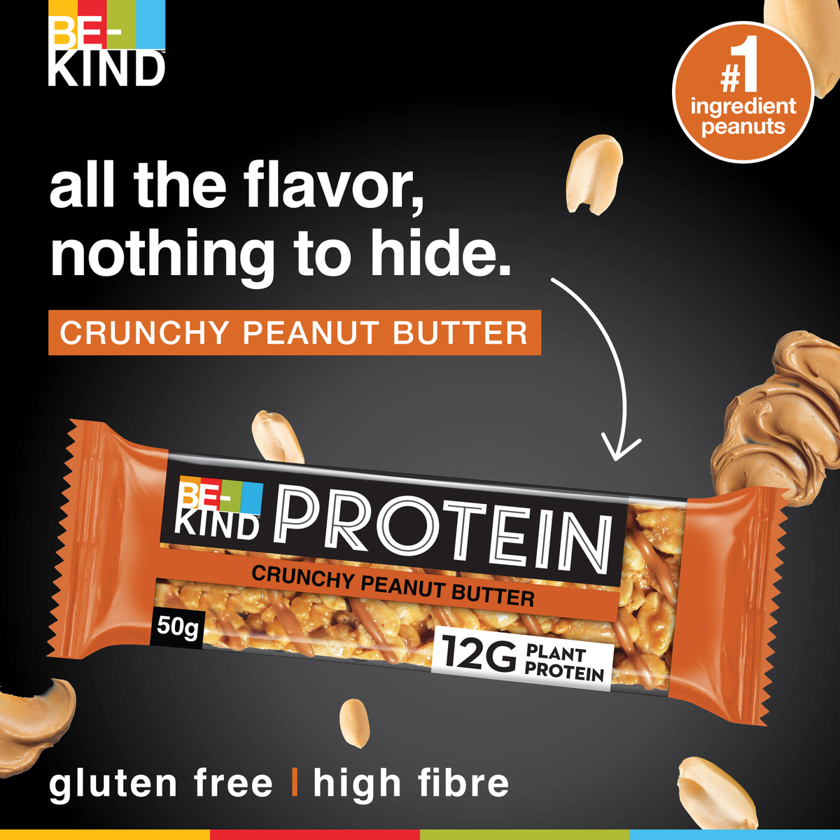 Be Kind Crunchy Peanut Butter Protein Bar 50 g