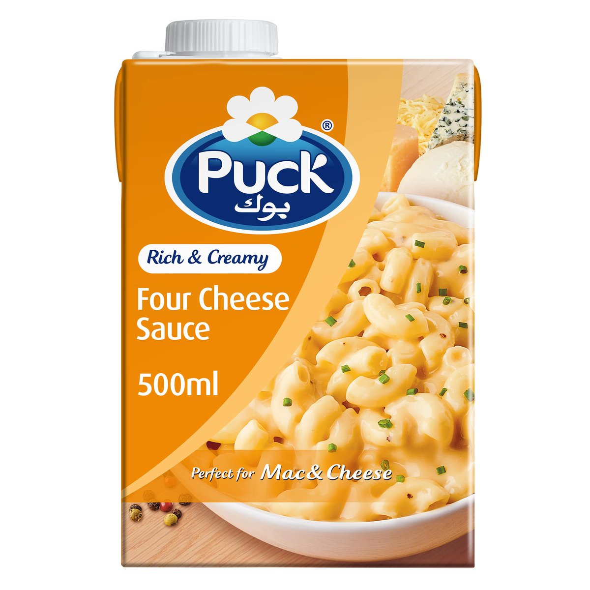 Buy Puck Four Cheese Sauce 500 ml Online at Best Price | Cooking Cream | Lulu KSA in UAE