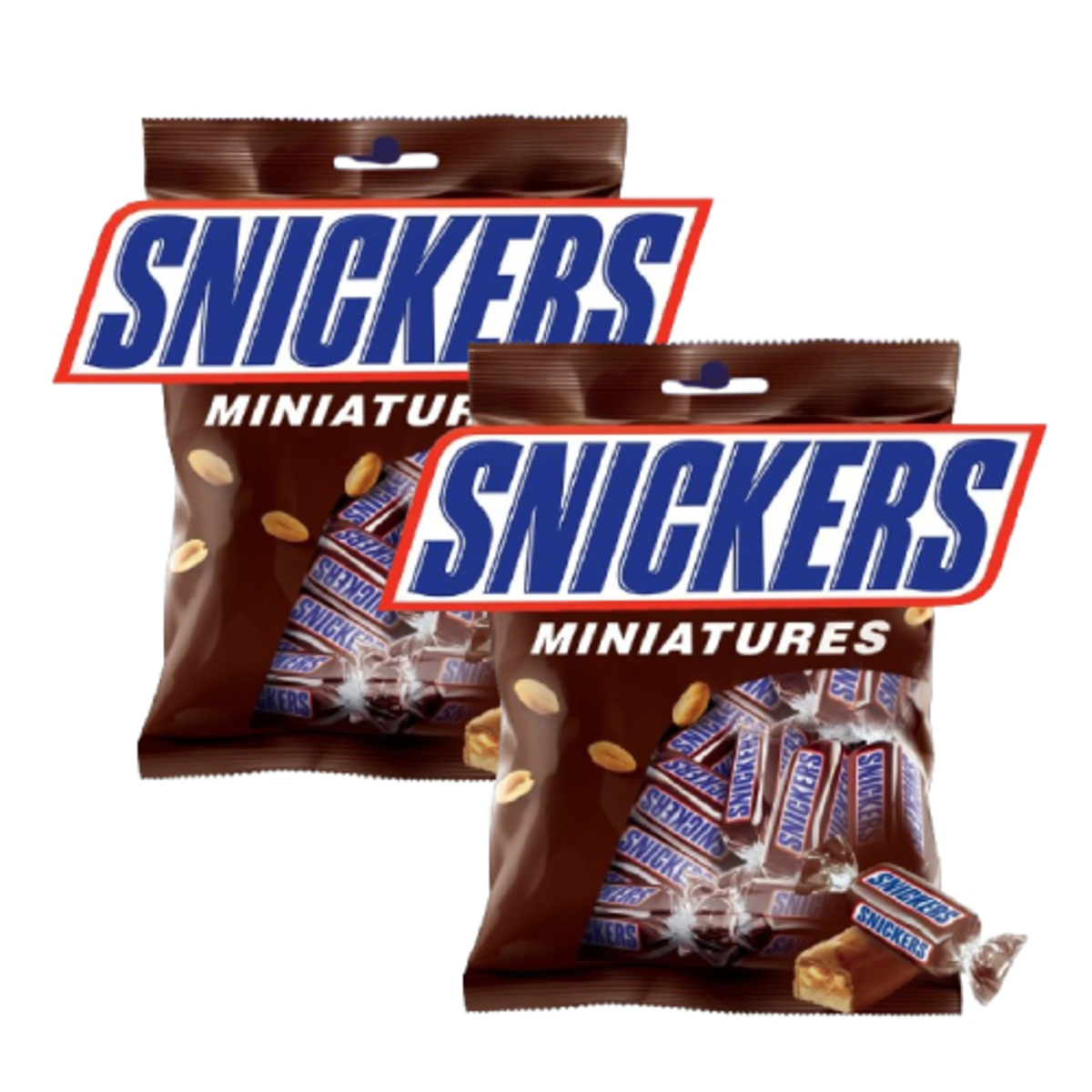 Buy Snickers Miniatures Chocolate Value Pack 2 x 150 g Online at Best Price | Chocolate Bags | Lulu UAE in UAE