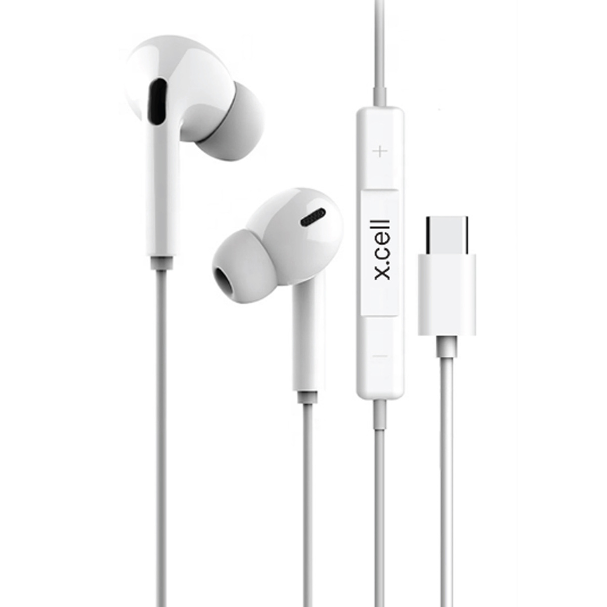 X.Cell Type-C Wired In Ear Stereo Headset HS103C,White