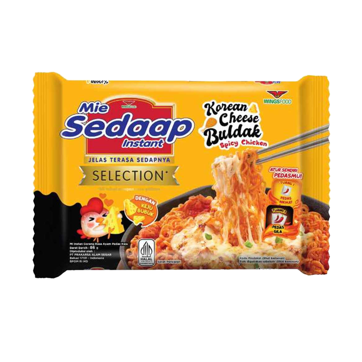 Sedaap Noodle Korean Cheese Buldak 86g