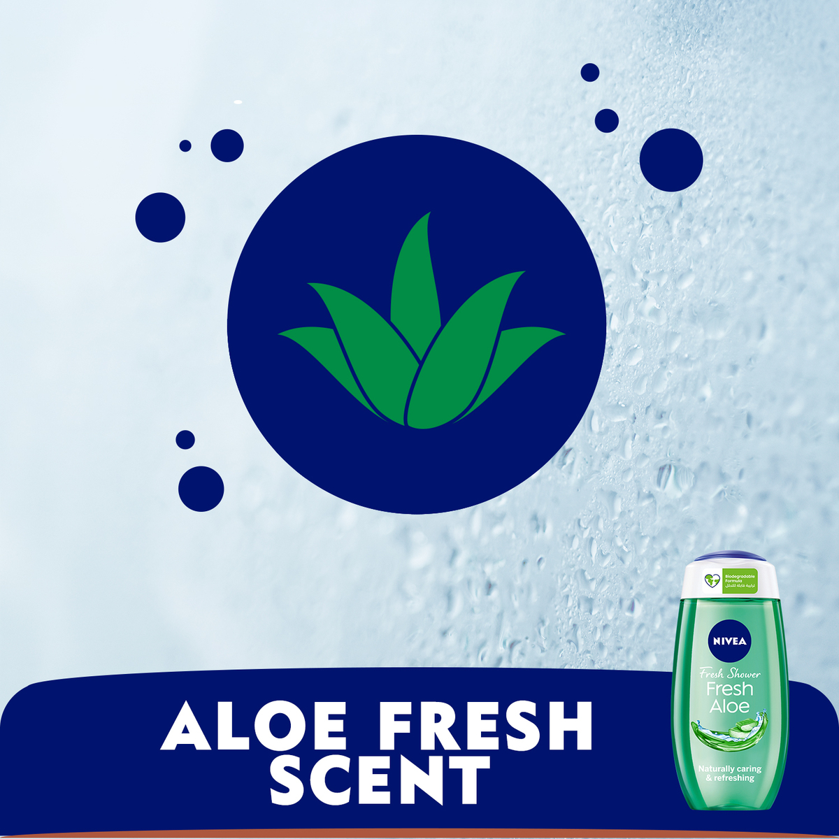 Nivea Shower Gel Fresh Aloe 250 ml