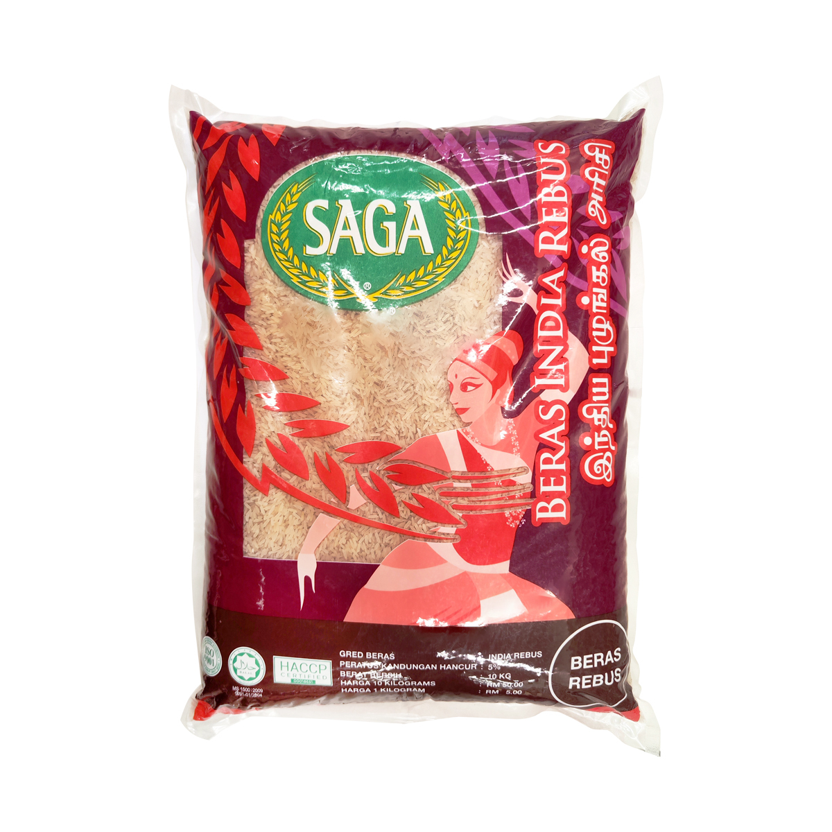 Saga India Rebus Rice 10kg