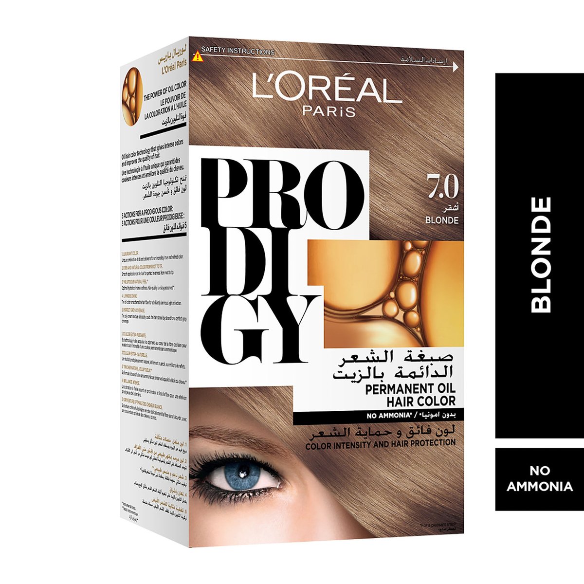 L'Oreal Paris Prodigy Hair Color 7.0 Blonde 1 pkt