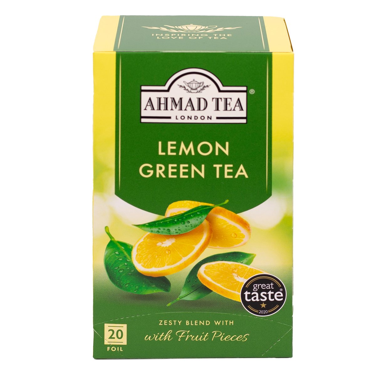 أحمد تي شاي أخضر بالليمون 20 كيس شاي
