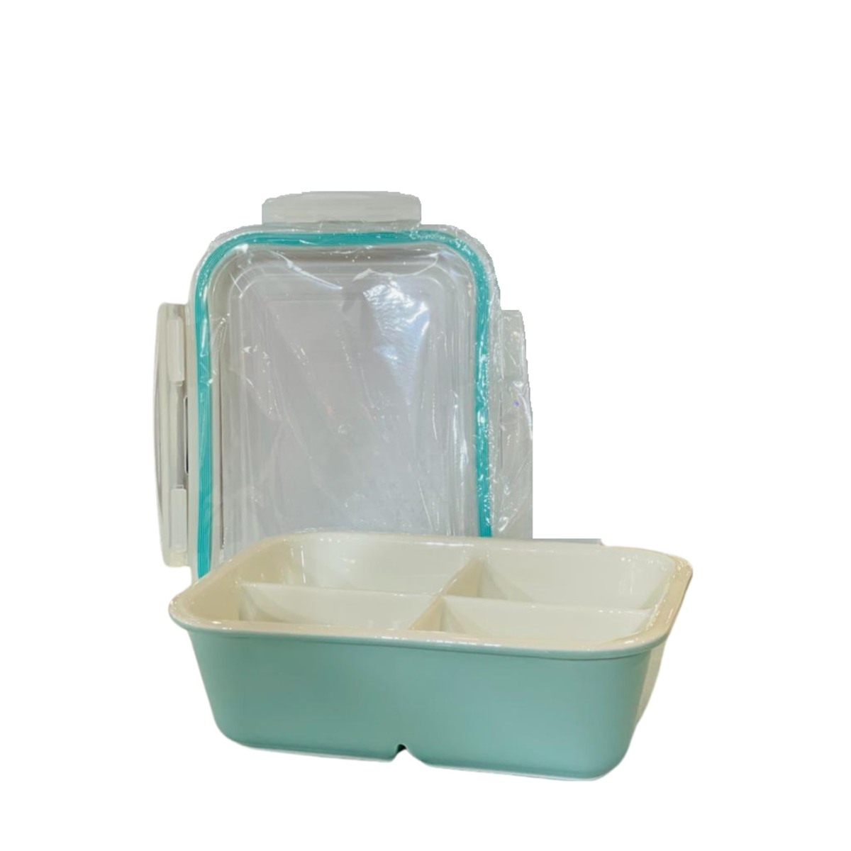 Home Ceramic Food Box With Lid 7.85 Inch 2040STK